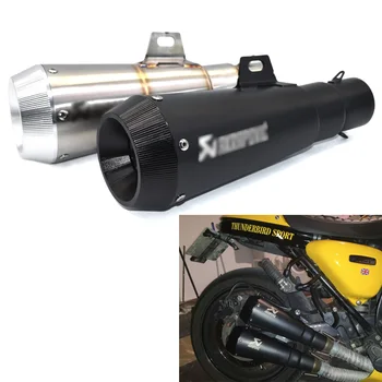 

Motorcycle Exhaust Pipe Universal Escape moto Right and Left Side FOR CRF 230 GSR 600 CB650F R6 GSXR750 CBR500RR ZX6R ER6N tmax