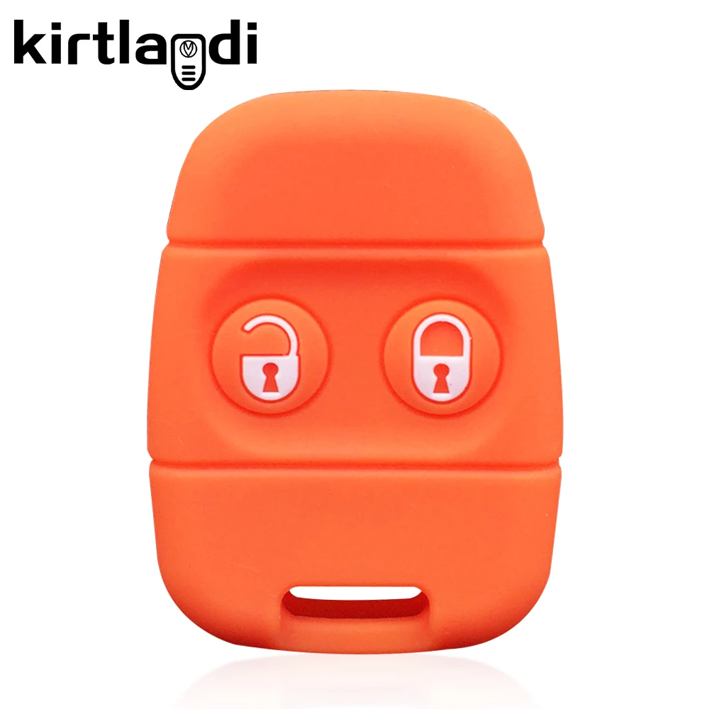 Key case cover key case car key shell silicone 2 button remote key case for Land Rover Defender Freelander Rover 25 45 100 200 400 MG ZS ZR MGF