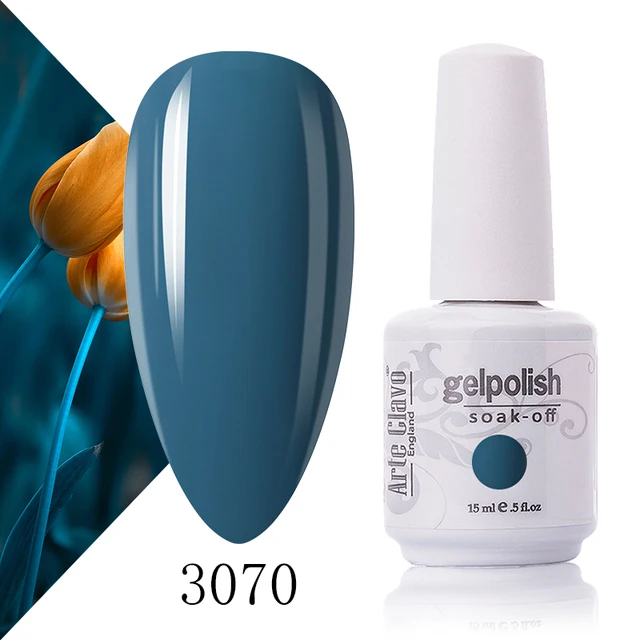 Arte Clavo 131 Colors Gel Polish Nail Gel Varnish Paint Semi Permanent Nails Art Gel Nail Polish For Manicure Top Coat Base Coat 3070