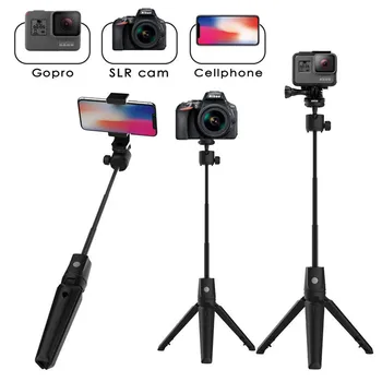 

BALLEEN.E Wireless Bluetooth Selfie Stick For Xiaomi Huawei Monopod Tripod 3 in 1 Foldable Mini Tripod Extendable Selfie Stick