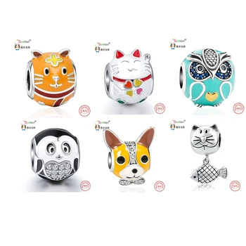 

2019 New Arrival Hot Selling Sterling Silver Charms Pendant Fit Authentic Pandora charms silver 925 original silver jewelry