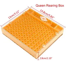 Пчеловодство королева выращивание клеточная коробка пластиковые соты пчелиная клетка изоляционное оборудование