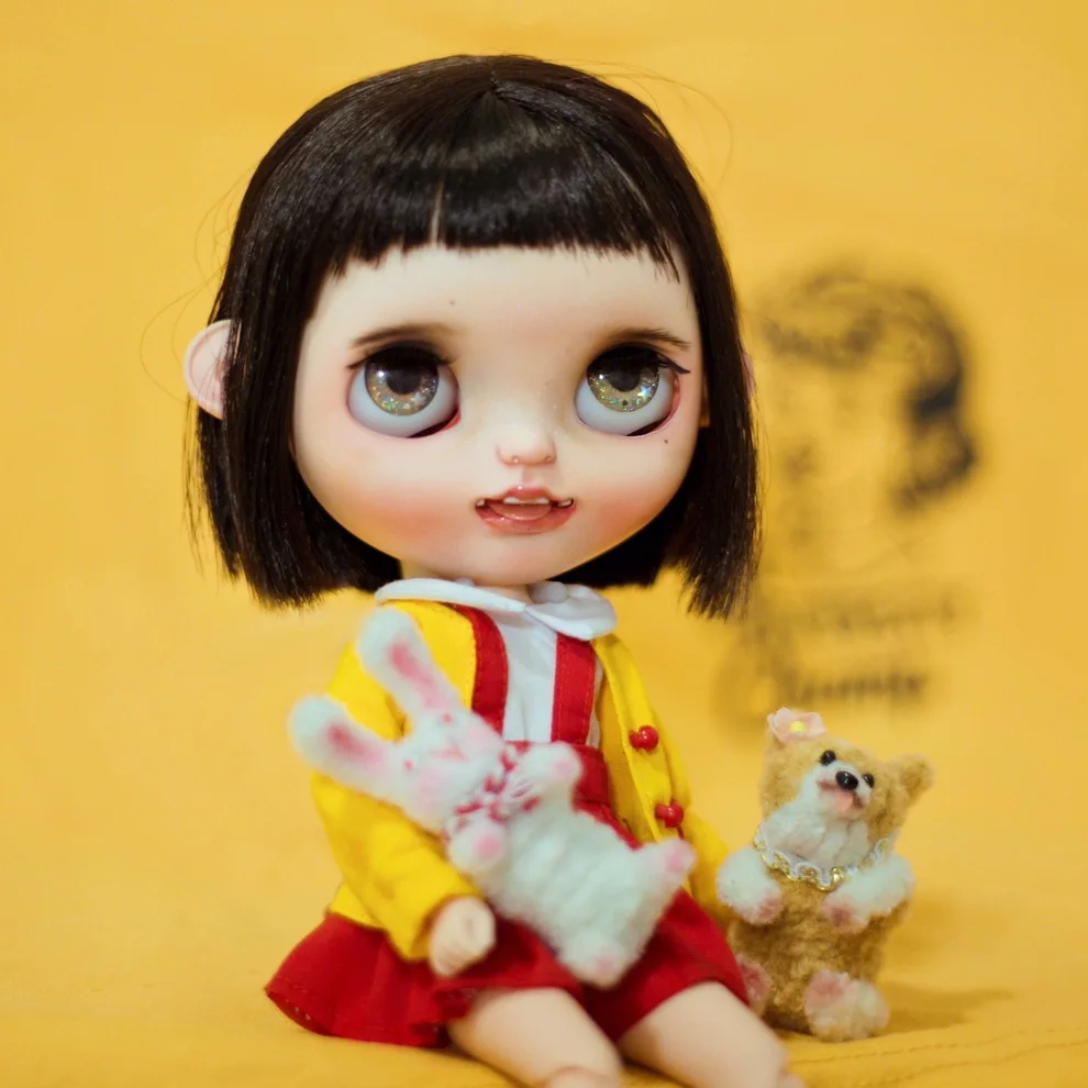 Blyth Doll ледяные игрушки, 19 шарниров, высокое качество, китайская Кукла, BJD, шаровая шарнирная кукла, милый живой стиль, короткая кукла с макияжем