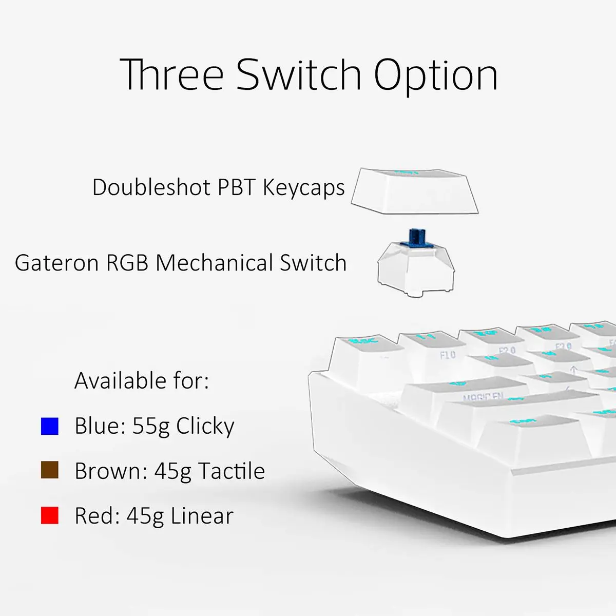 Anne Pro 2 60% Bluetooth Mechanical Keyboard – mechkeysshop