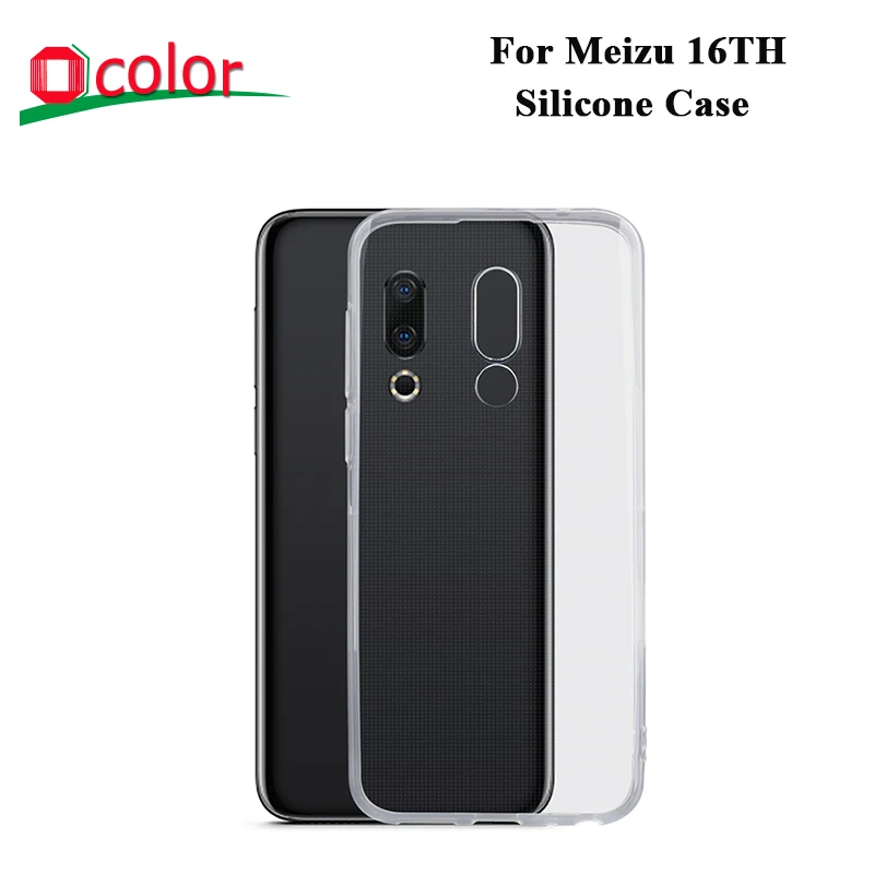 Ocolor для Meizu 16TH силиконовый чехол TPU Защитный Мягкий прозрачный | Мобильные