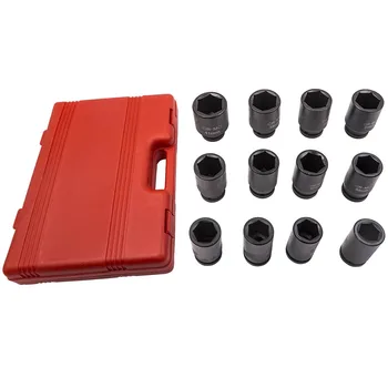 

3/4" Inch Long Reach Impact Sockets Drive Deep Impact Tools Set 24-41mm 12pcs