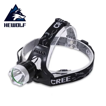

Hewolf Rechargeable LED headlamp Waterproof LED headlight LED Rotary zoom 3 modes head lamp Built-in lithium battery