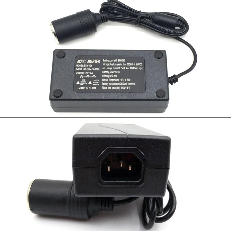 Адаптер питания 12V вольт трансформатор освещения конвертер мощность розетка для автомобильного прикуривателя адаптер питания