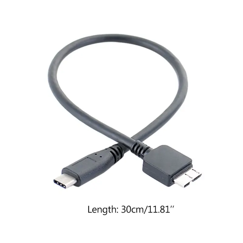 USB 3,1 type-C к USB 3,0 Micro B Кабельный соединитель линия передачи данных для жесткого диска смартфон сотовый телефон ПК Компьютеры