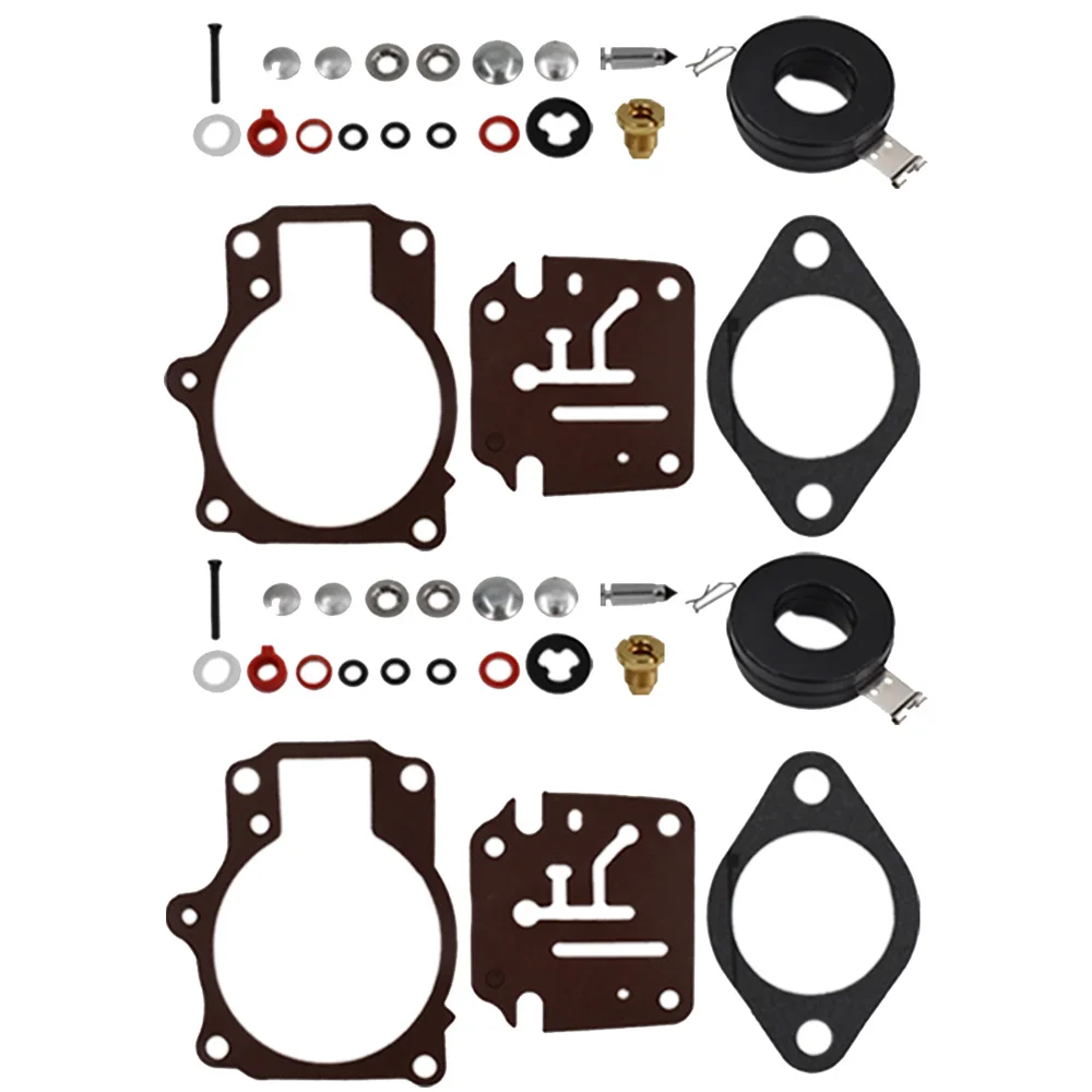 2x Carburetor Rebuild Repair Kit For Johnson Evinrude 55hp 60hp 65hp 70hp 75hp