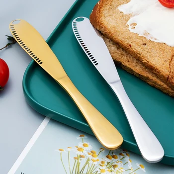 

1PC Butter Knife Stainless Steel Kitchen Cheese Knife Dessert Tools Jam Spreader Utensil Cutlery Dessert Tools for Toast