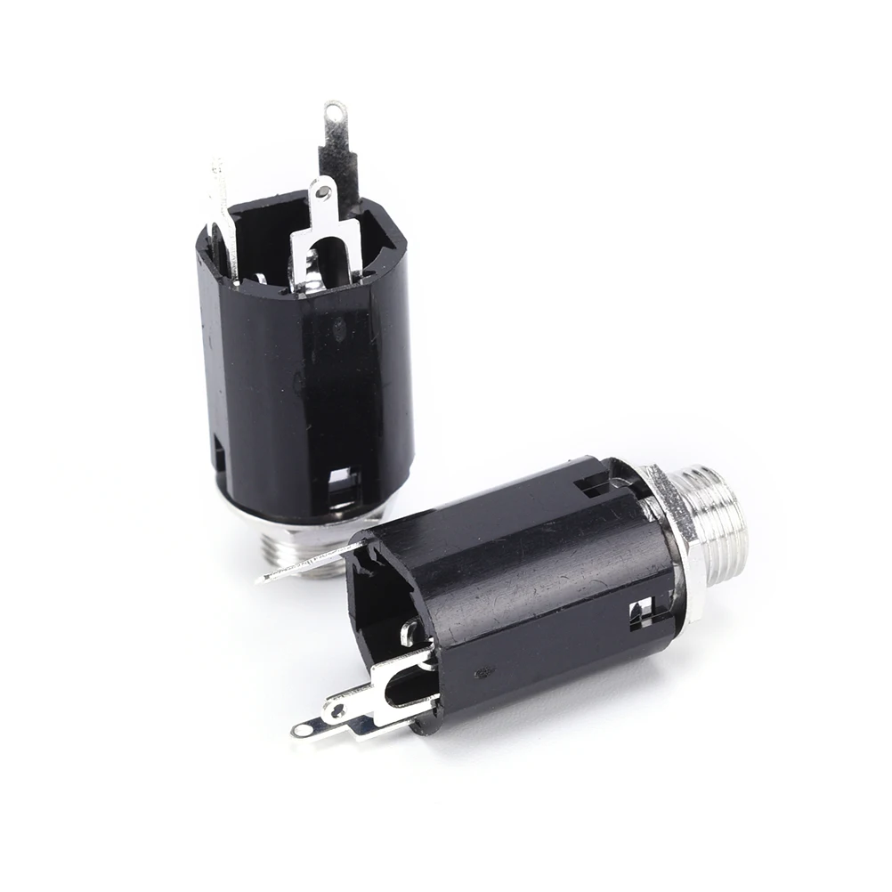 

2pcs Guitar Endpin Jack 6.35 Input For Guitar Pickup Output Guitar Accessories