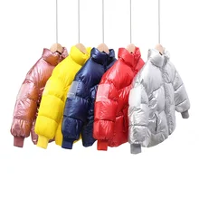 Пальто для мальчиков и девочек зимняя куртка детское пуховое плотное хлопковое пальто одежда для малышей Верхняя одежда, детский зимний комбинезон для детей 3, 8, 10, 12, 14 лет