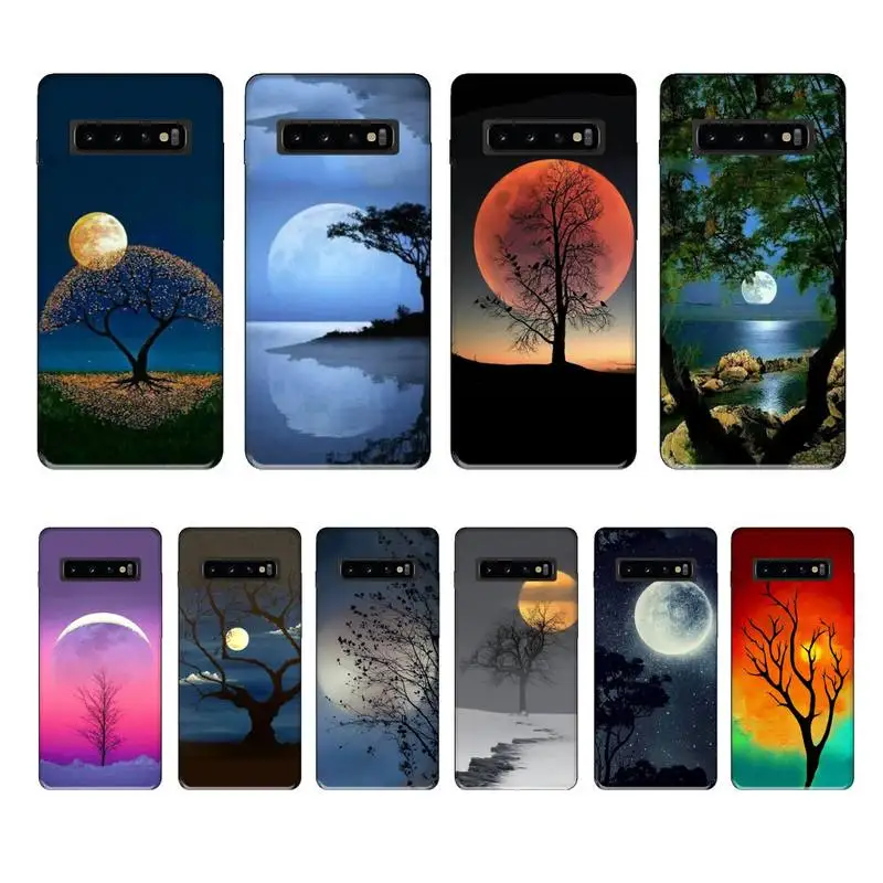 Ivits Lonely tree luxury brand case coque fundas for samsung galaxy S8 S9 S10e S20 PLUS J6 J600 cases cover | Мобильные телефоны и