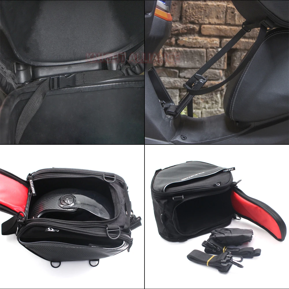 오토바이 스쿠터 터널 시트 백, PCX150 PCX160, 혼다 ADV150 NVX155 KPV150 ADV PCX NVX AEROX 150 155 안장 가방