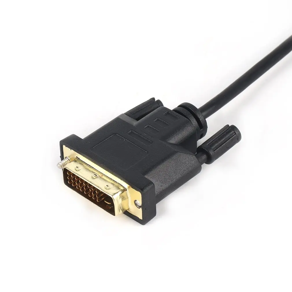 Офис DVI 24+ 1 Pin DVI цифровой видео Dual Link Удлинительный кабель со штыревыми соединителями на обоих концах для подключения к USB кабель конвертер адаптер 0,3/1/2/3 м