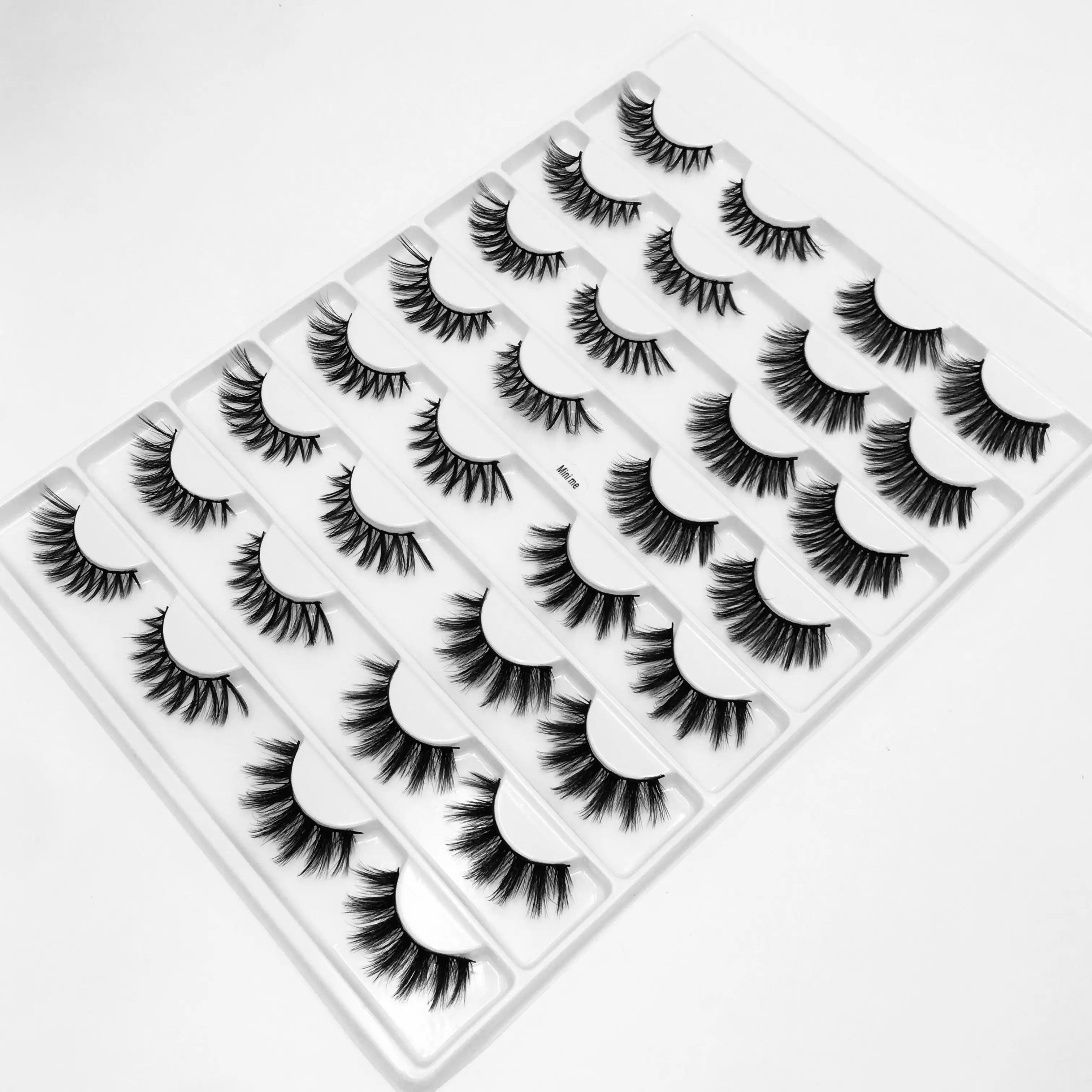 16pair 14 NEW1/2/16 пар Накладные ресницы 3D норковые ресницы ручной натурального меха норки для макияжа толстый Поддельные Накладные ресницы с пушистым - Цвет: 16pair 14