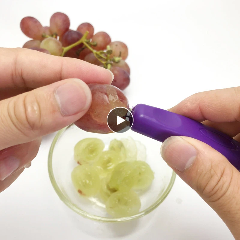 Alg 1pcsstainless Steel Fruit Slicer Grape Cutter And Vegetable Tool