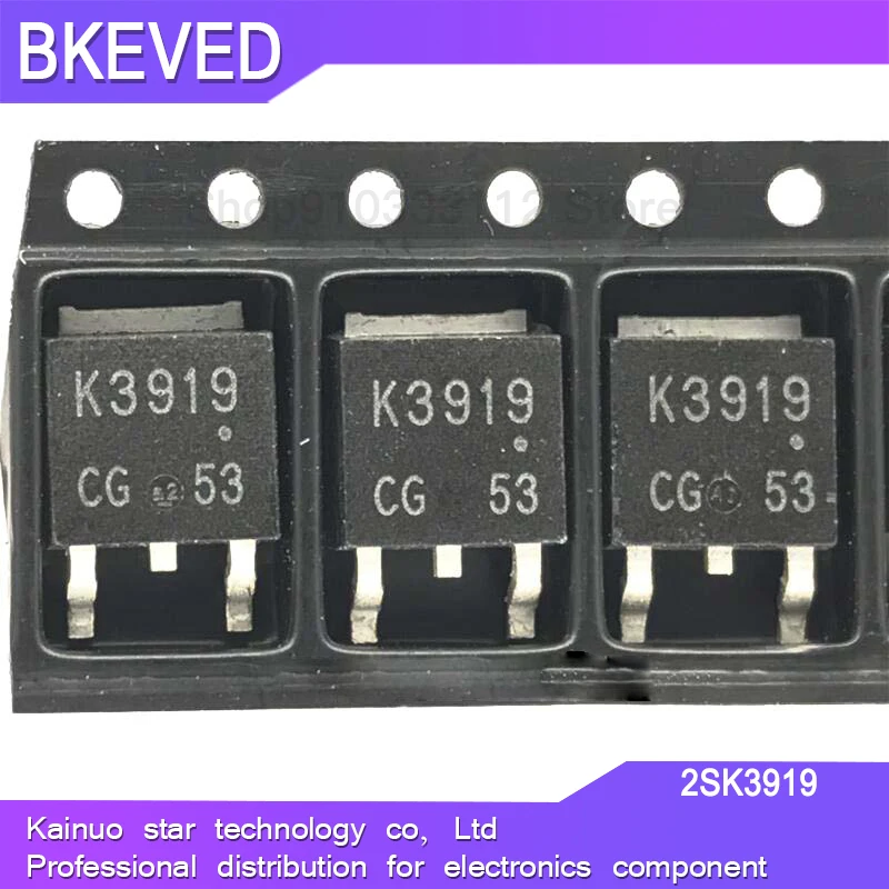 

Новые оригинальные 2SK3919 TO-252 K3919 TO252, 10 шт.