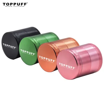 

HONEYPUFF Aluminum Smoking Grinder 40MM 4 Piece Sharp Diamond Teeth Aircraft Smoking Herb Grinder Accessories