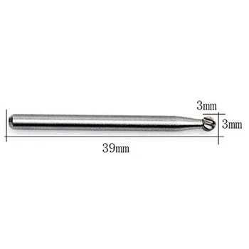 

10pcs Diamond Grinding Heads Mini Drill Burrs Bits Kit 3mm Shank For Rotary Tool