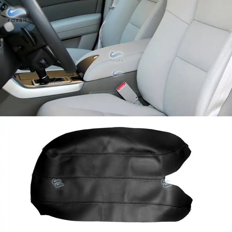 Для Acura RDX 2007 2008 2009 2010 2011 2012 из микрофибры кожаная Центральная консоль подлокотник