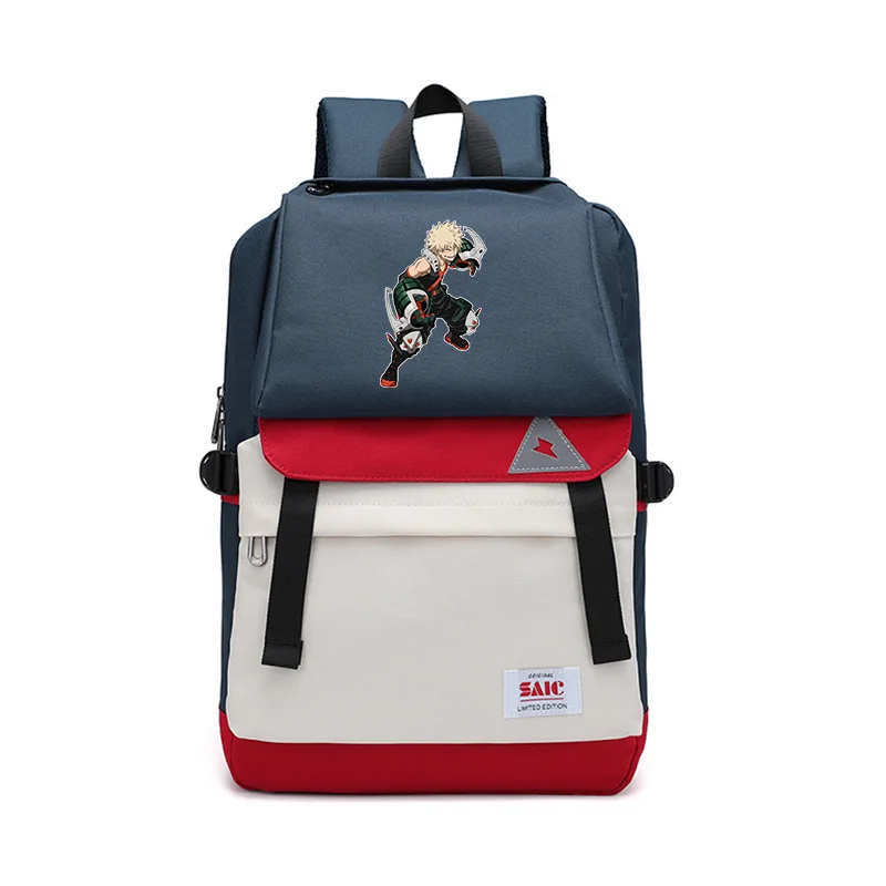 Мой Boku No Hero Academy Deku Bakugou костюм кацуки для косплея оксфордская школьная сумка через плечо для подростков рюкзак для путешествий - Цвет: 9