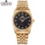 CHENXI Luxury Couple Watch Golden Fashion Stainless Steel Lovers Watch Кварцевые Наручные Часы Для женщин и мужчин Аналоговые Наручные Часы