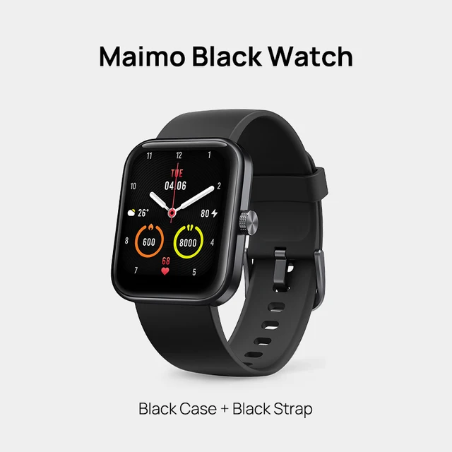 Maimo Smart Watch 1.69'' Screen 5atm Waterproof Maimo Sports Smartwatch  Blood Oxygen Monitor Heart Rate Fitness 70mai - Smart Watches - AliExpress