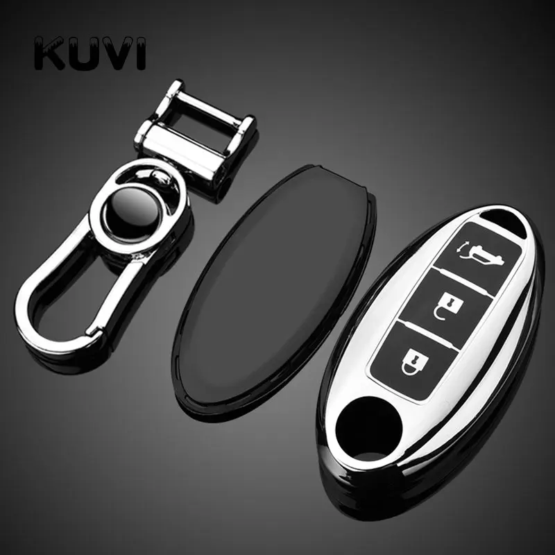 Car Remote Key Case Cover Shell Nissan Qashqai X-trail T32 T31 Juke J10 J11 Kicks Tiida Pathfinder Note Soft Tpu For Infiniti - - Racext™️ - - Racext 19