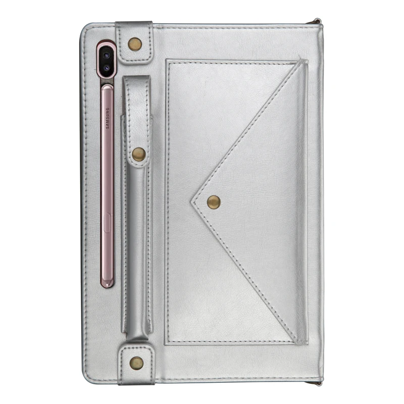 Новая сумка-конверт через плечо кошелек кожаный чехол для samsung Galaxy Tab S6 T860 ручной многофункциональный умный чехол для samsung T865