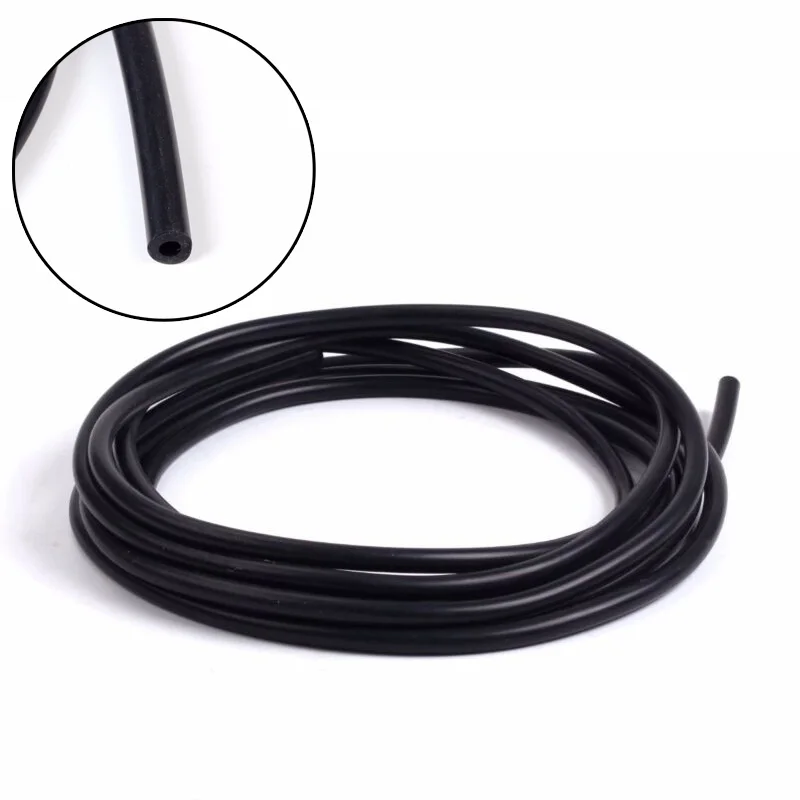 

Flexible Car oil hose 1pc Replacement 3/16 inch ID Black Full Silicone