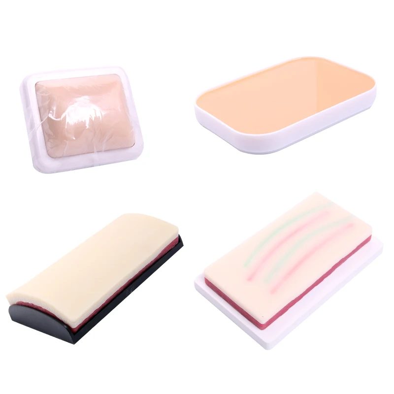 

Surgical skin suture practice module Silicone skin model Injection suture training Medical surgical equipment