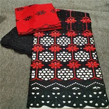 5+ 2 ярда швейцарская кружевная ткань последние с крупным бисером вышивка африканские хлопчатобумажные ткани швейцарская вуаль кружева популярный Дубай Стиль HL0725