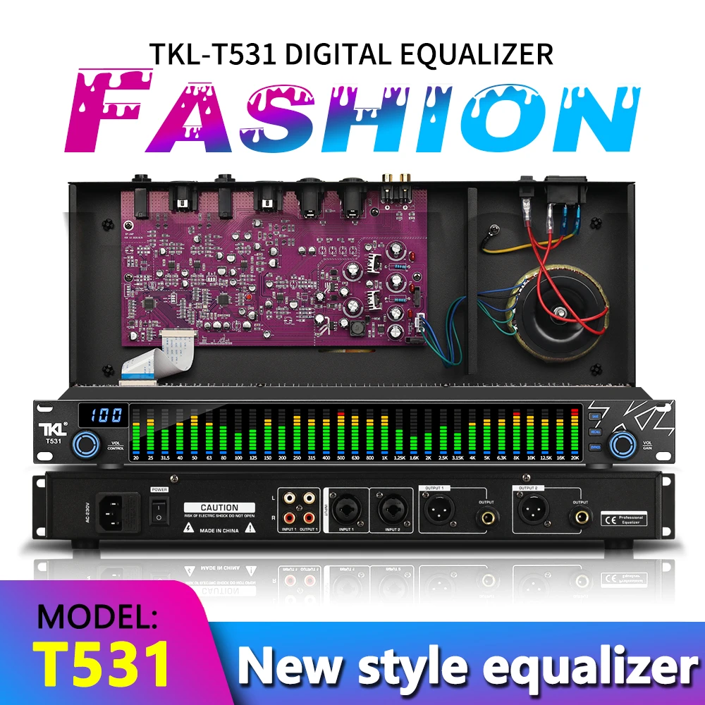 Tkl T531 31 Bands Grafische Equalizer Audio Digitale Equalizador De Audio  Professionele Geluidsinstallatie Professionele Equalizers|DJ Uitrusting| -  AliExpress