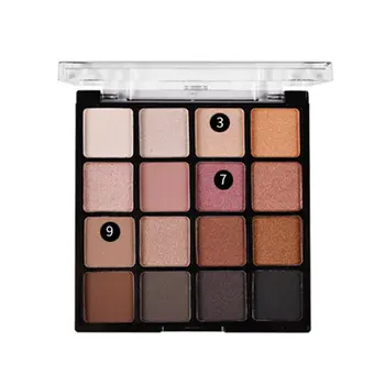 

16 Color Lazy Eyeshadow Dish Earth Color Matte Nude Makeup Beginner Girl Is Not Blooming Eye Shadow