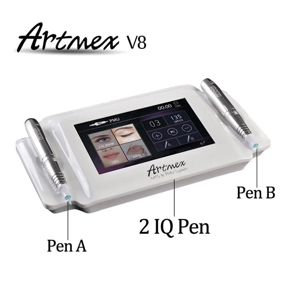 

Artmex V8 Permanent Makeup Tattoo Machine Eyebrow Eyeliner Lips MTS Tattoo Gun Facial Therapy Anti Ageing Tattoo Machines