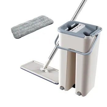 

Lazy Man No Hand Wash Flat Mop Microfiber Scraper Mop Net Red Shake Sound Mop Ultrafine Fiber Mop