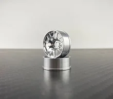 

2pcs Silver Metal Wheel Hub 22MM for RC Car 1:28 Kyosho Mini-Z AWD Mini-D Mini-Q HGD1 XRX WLtoys K989