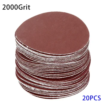 

20pcs/Set 75mm 3” 40~3000Grit Sander Discs Mixed Sanding Polishing Sandpaper New