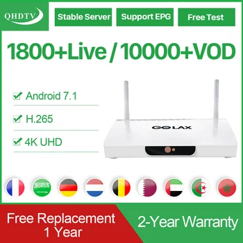 

IPTV Arabic Belgium QHDTV 1 Year IPTV Subscription Golax M7 Android TV Box Spain Italy IPTV Netherlands Morocco No App Include