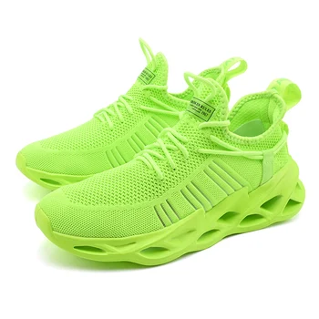 

shoe Sneakers slip 2020 mesh blade on Fashion new summer transpirables comfortable de running sneakers for Casual man Men air