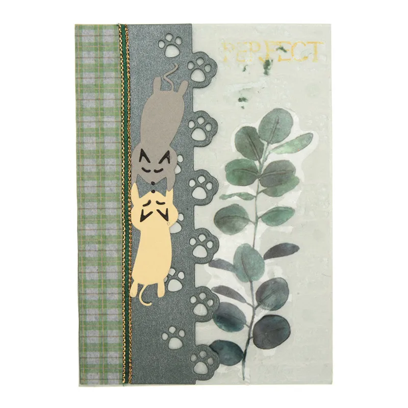 

Eastshape Doggy Border Metal Cutting Dies for Card Making Scrapbooking Dies Embossing Stencil Craft Frame Dies Lace Cutting Dies