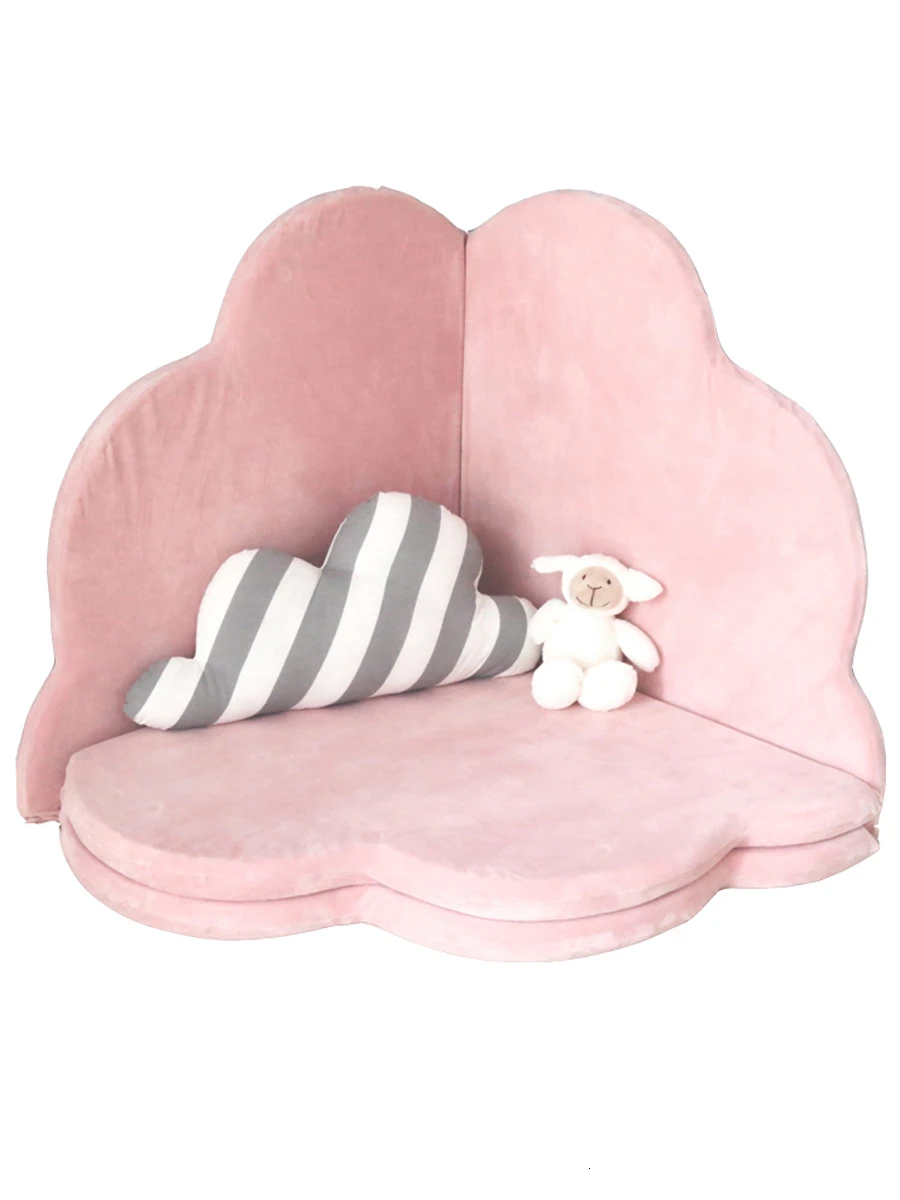 Лепесток Land Pad Коврик для ползания утолщение много функций складной нескользящий Северная Европа ветер Ins Мягкая Окружающая кровать посылка Игрушки для девочек