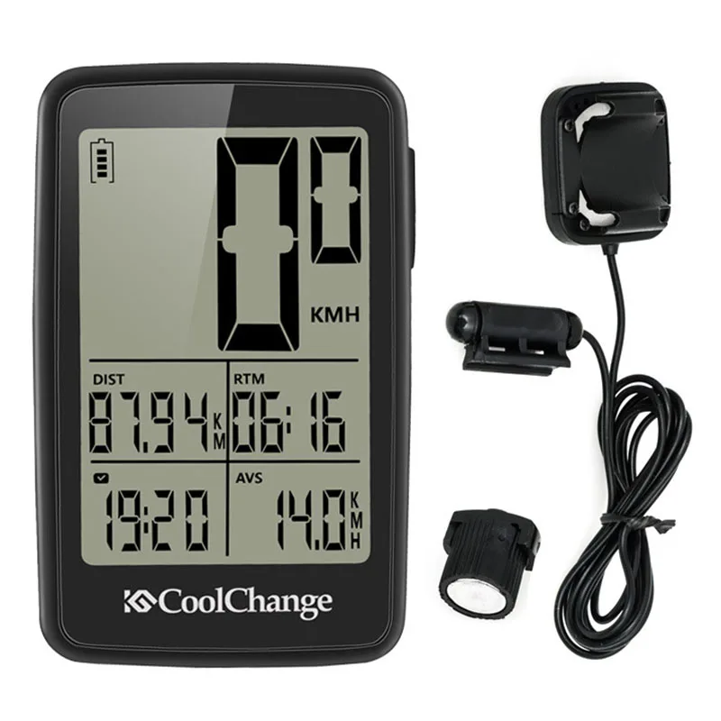 

2pcs Set Practical Bike Computer Speedometer Cadence Replacement Stopwatch Odometer Wireless Waterproof