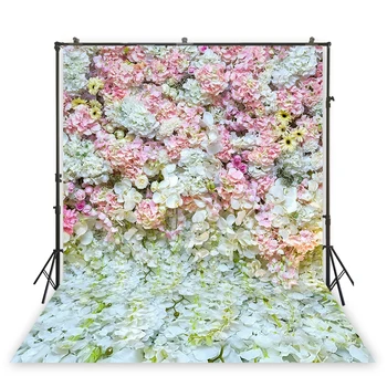 

HuaYi wonderful colorful flowers decoration background photography artistic backdrops for wedding party photography XT-6736