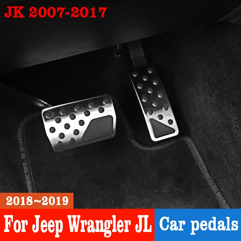 Нескользящая накладка на педаль акселератора для Jeep Wrangler JL 2018 2019 JK 2007-2017