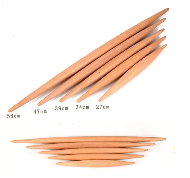 Description Picture 2 of itemWooden Rolling Pin Wood Non-Stick Double Tip Fondant Cake Pasta Dumpling Skin Maker Bakeware Cooking Tool Cookie roller