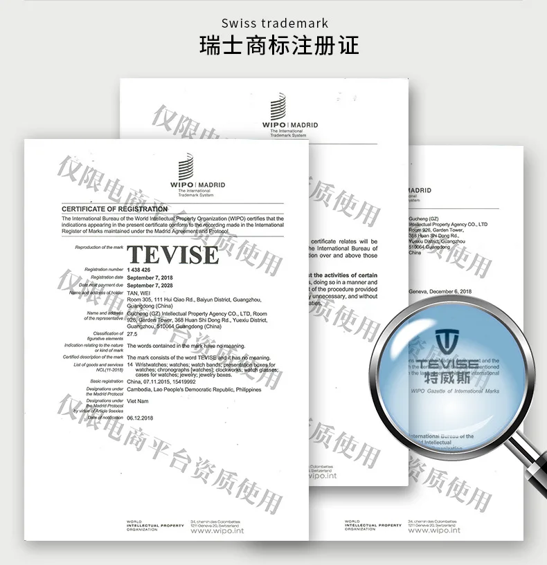 Швейцария Tevise2018 стиль Twiss горячая Распродажа механические наручные часы мужские полые водонепроницаемые полностью автоматические золотые часы
