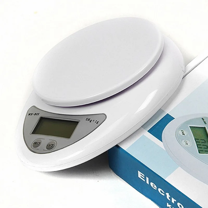 Принимает массу весом до 5 кг/1 г Электронные точная шкала Портативный Карманный ЖК-дисплей цифровой ювелирные весы устойчивые Кухня весы кухонные измерительный вес